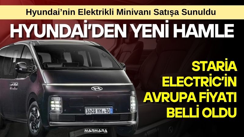 Hyundai, dikkat çekici tasarımıyla öne çıkan Staria modelinin tamamen elektrikli