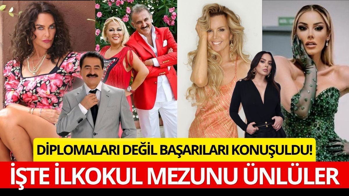 Türkiye’nin müzik, sinema ve televizyon dünyasında milyonların tanıdığı birçok ünlü,
