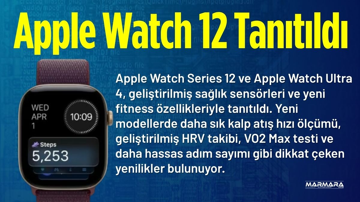 Apple Watch Series 12 ve Apple Watch Ultra 4, geliştirilmiş