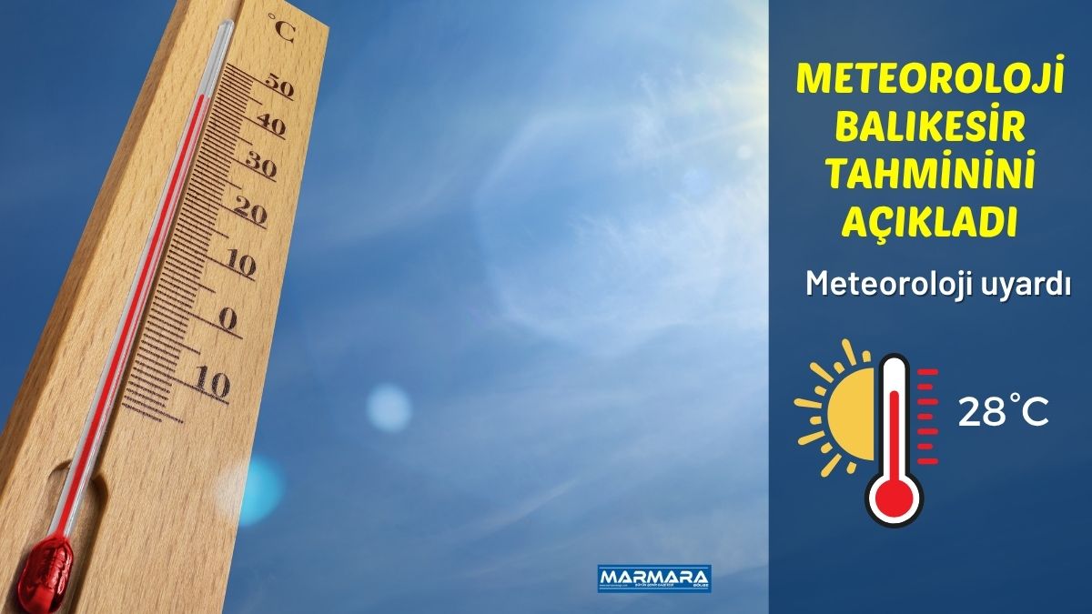Balıkesir’de 14 Eylül Pazartesi günü parçalı bulutlu bir hava bekleniyor.