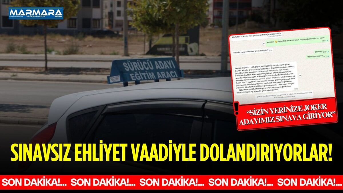 Sosyal medya platformlarında yayılan “sınavsız ehliyet” ve “joker kursiyer” ilanları
