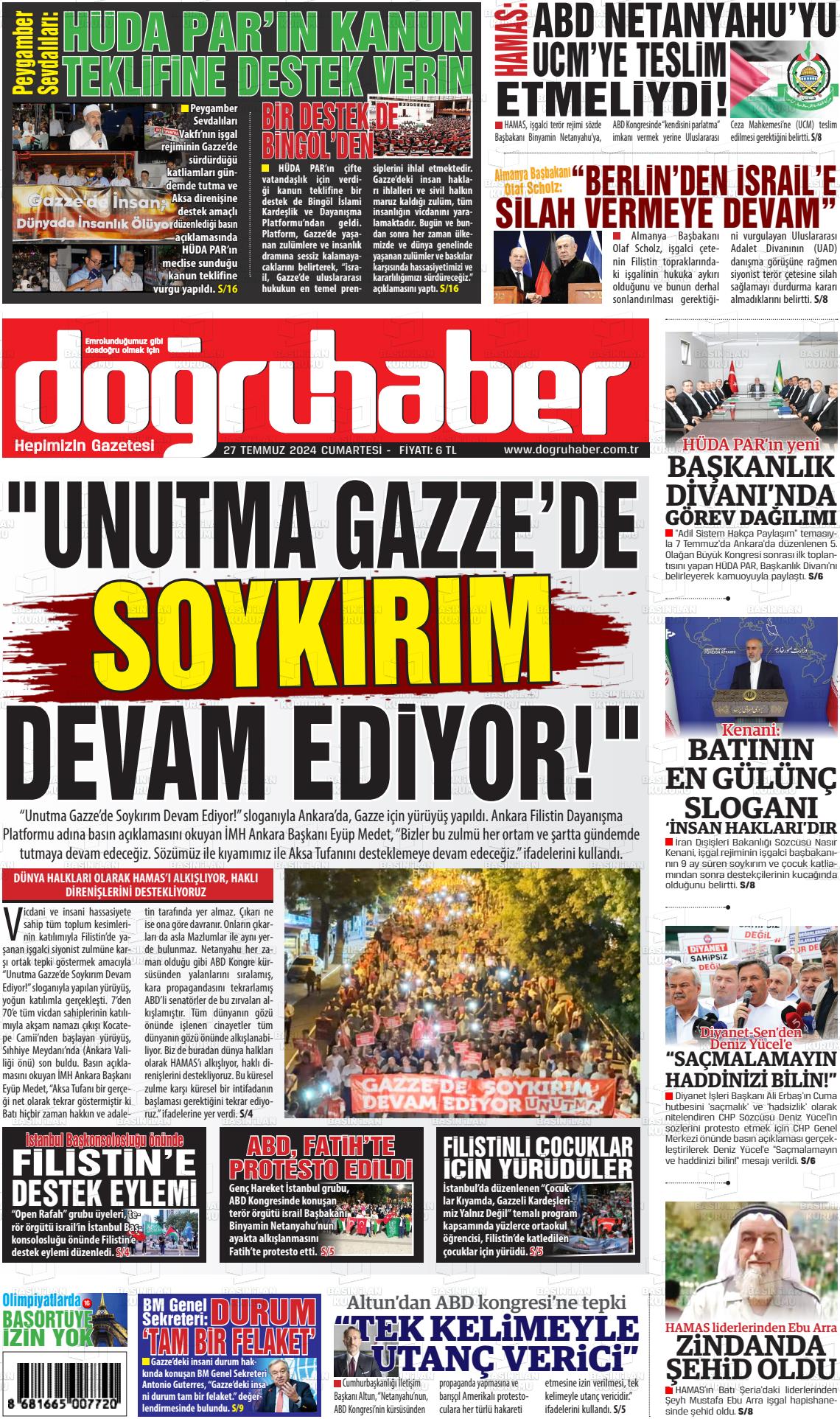 dogruhaber 27 temmuz 2024 tarihli gazetesi B - Marmara Bölge: Balıkesir Son Dakika Haberleri ile Hava Durumu